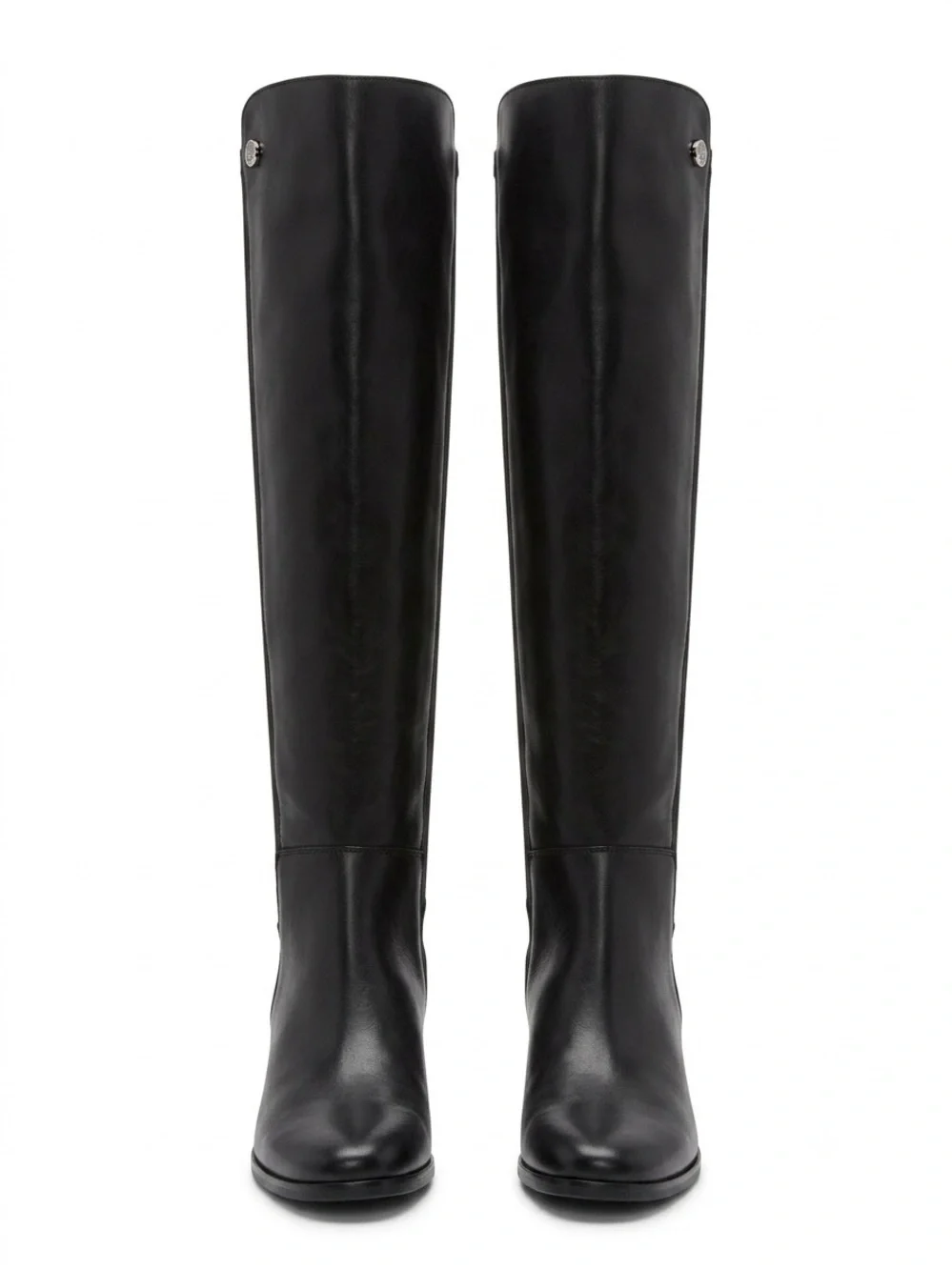 Vince Camuto VC-Karita Tall Black Riding Boots – Leather, Size 5.5M